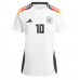 Echipament fotbal Germania Jamal Musiala #10 Tricou Acasa European 2024 pentru femei maneca scurta Echipament fotbal Germania Jamal Musiala #10 Tricou Acasa European 2024 pentru femei maneca scurta