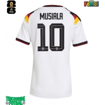 Echipament fotbal Germania Jamal Musiala #10 Tricou Acasa Mondial 2026 pentru femei maneca scurta