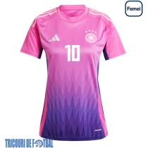 Echipament fotbal Germania Jamal Musiala #10 Tricou Deplasare European 2024 pentru femei maneca scurta