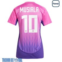 Echipament fotbal Germania Jamal Musiala #10 Tricou Deplasare European 2024 pentru femei maneca scurta