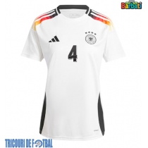 Echipament fotbal Germania Jonathan Tah #4 Tricou Acasa European 2024 maneca scurta