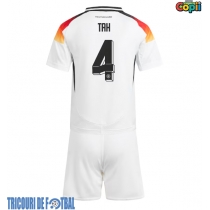 Echipament fotbal Germania Jonathan Tah #4 Tricou Acasa European 2024 pentru copii maneca scurta (+ Pantaloni scurti)