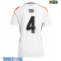 Echipament fotbal Germania Jonathan Tah #4 Tricou Acasa European 2024 pentru femei maneca scurta