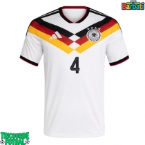 Echipament fotbal Germania Jonathan Tah #4 Tricou Acasa Mondial 2026 maneca scurta