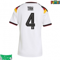Echipament fotbal Germania Jonathan Tah #4 Tricou Acasa Mondial 2026 pentru femei maneca scurta