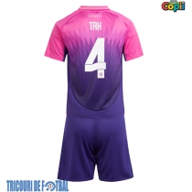 Echipament fotbal Germania Jonathan Tah #4 Tricou Deplasare European 2024 pentru copii maneca scurta (+ Pantaloni scurti)