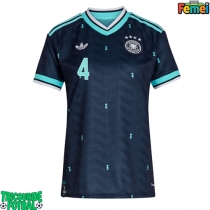 Echipament fotbal Germania Jonathan Tah #4 Tricou Deplasare Mondial 2026 pentru femei maneca scurta