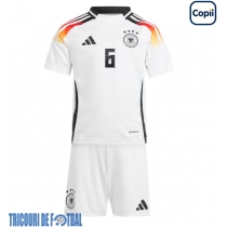 Echipament fotbal Germania Joshua Kimmich #6 Tricou Acasa European 2024 pentru copii maneca scurta (+ Pantaloni scurti)