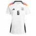 Echipament fotbal Germania Joshua Kimmich #6 Tricou Acasa European 2024 pentru femei maneca scurta Echipament fotbal Germania Joshua Kimmich #6 Tricou Acasa European 2024 pentru femei maneca scurta