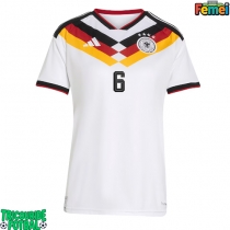 Echipament fotbal Germania Joshua Kimmich #6 Tricou Acasa Mondial 2026 pentru femei maneca scurta