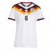 Echipament fotbal Germania Joshua Kimmich #6 Tricou Acasa Mondial 2026 pentru femei maneca scurta