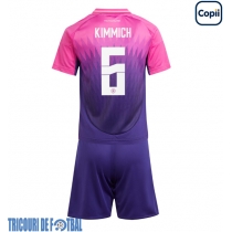 Echipament fotbal Germania Joshua Kimmich #6 Tricou Deplasare European 2024 pentru copii maneca scurta (+ Pantaloni scurti)