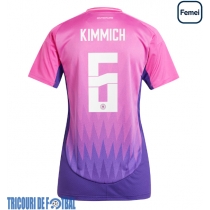 Echipament fotbal Germania Joshua Kimmich #6 Tricou Deplasare European 2024 pentru femei maneca scurta