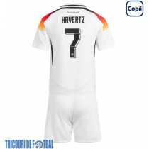 Echipament fotbal Germania Kai Havertz #7 Tricou Acasa European 2024 pentru copii maneca scurta (+ Pantaloni scurti)