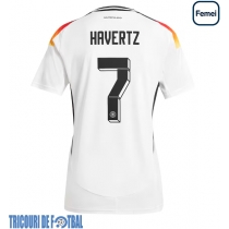 Echipament fotbal Germania Kai Havertz #7 Tricou Acasa European 2024 pentru femei maneca scurta