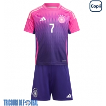 Echipament fotbal Germania Kai Havertz #7 Tricou Deplasare European 2024 pentru copii maneca scurta (+ Pantaloni scurti)