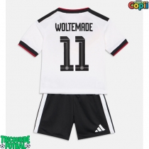 Echipament fotbal Germania Nick Woltemade #11 Tricou Acasa Mondial 2026 pentru copii maneca scurta (+ Pantaloni scurti)