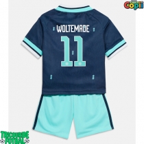 Echipament fotbal Germania Nick Woltemade #11 Tricou Deplasare Mondial 2026 pentru copii maneca scurta (+ Pantaloni scurti)