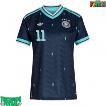 Echipament fotbal Germania Nick Woltemade #11 Tricou Deplasare Mondial 2026 pentru femei maneca scurta