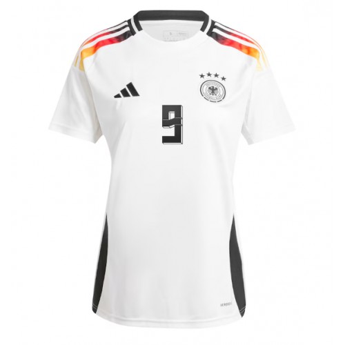 Echipament fotbal Germania Niclas Fullkrug #9 Tricou Acasa European 2024 maneca scurta Echipament fotbal Germania Niclas Fullkrug #9 Tricou Acasa European 2024 maneca scurta