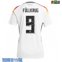 Echipament fotbal Germania Niclas Fullkrug #9 Tricou Acasa European 2024 pentru femei maneca scurta