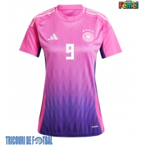 Echipament fotbal Germania Niclas Fullkrug #9 Tricou Deplasare European 2024 pentru femei maneca scurta