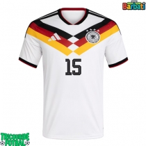 Echipament fotbal Germania Nico Schlotterbeck #15 Tricou Acasa Mondial 2026 maneca scurta