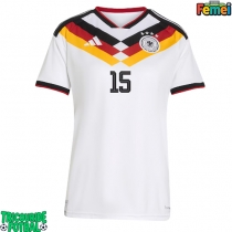 Echipament fotbal Germania Nico Schlotterbeck #15 Tricou Acasa Mondial 2026 pentru femei maneca scurta