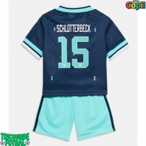 Echipament fotbal Germania Nico Schlotterbeck #15 Tricou Deplasare Mondial 2026 pentru copii maneca scurta (+ Pantaloni scurti)