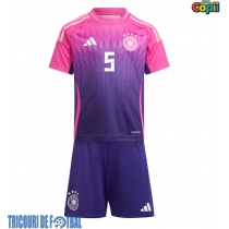 Echipament fotbal Germania Pascal Gross #5 Tricou Deplasare European 2024 pentru copii maneca scurta (+ Pantaloni scurti)