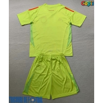Echipament fotbal Germania Portar Tricou Deplasare European 2024 pentru copii maneca scurta (+ Pantaloni scurti)