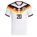 Echipament fotbal Germania Serge Gnabry #20 Tricou Acasa Mondial 2026 maneca scurta