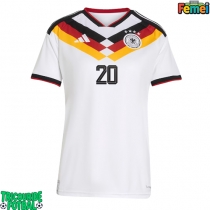Echipament fotbal Germania Serge Gnabry #20 Tricou Acasa Mondial 2026 pentru femei maneca scurta
