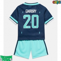 Echipament fotbal Germania Serge Gnabry #20 Tricou Deplasare Mondial 2026 pentru copii maneca scurta (+ Pantaloni scurti)