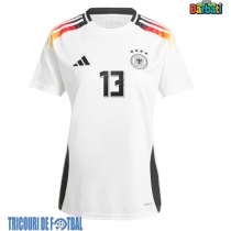 Echipament fotbal Germania Thomas Muller #13 Tricou Acasa European 2024 maneca scurta