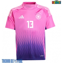 Echipament fotbal Germania Thomas Muller #13 Tricou Deplasare European 2024 maneca scurta