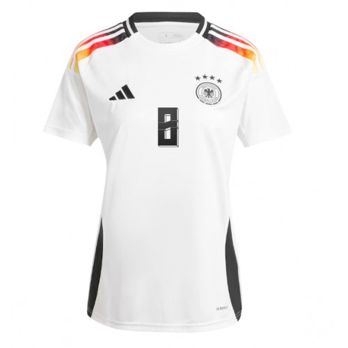 Echipament fotbal Germania Toni Kroos #8 Tricou Acasa European 2024 maneca scurta Echipament fotbal Germania Toni Kroos #8 Tricou Acasa European 2024 maneca scurta