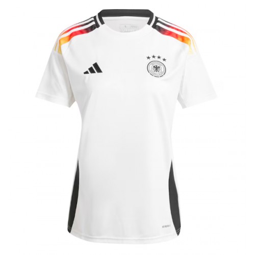 Echipament fotbal Germania Tricou Acasa European 2024 pentru femei maneca scurta Echipament fotbal Germania Tricou Acasa European 2024 pentru femei maneca scurta