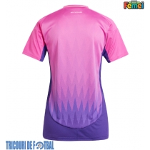 Echipament fotbal Germania Tricou Deplasare European 2024 pentru femei maneca scurta