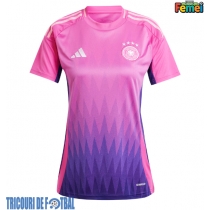 Echipament fotbal Germania Tricou Deplasare European 2024 pentru femei maneca scurta