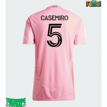 Echipament fotbal Inter Miami Casemiro #5 Tricou Acasa 2026-27 pentru femei maneca scurta