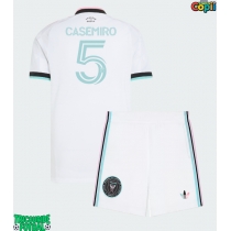 Echipament fotbal Inter Miami Casemiro #5 Tricou Treilea 2026-27 pentru copii maneca scurta (+ Pantaloni scurti)