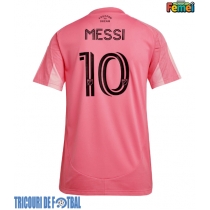 Echipament fotbal Inter Miami Lionel Messi #10 Tricou Acasa 2025-26 pentru femei maneca scurta