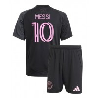 Echipament fotbal Inter Miami Lionel Messi #10 Tricou Deplasare 2025-26 pentru copii maneca scurta (+ Pantaloni scurti)
