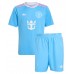 Echipament fotbal Inter Miami Lionel Messi #10 Tricou Treilea 2025-26 pentru copii maneca scurta (+ Pantaloni scurti)