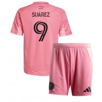 Echipament fotbal Inter Miami Luis Suarez #9 Tricou Acasa 2025-26 pentru copii maneca scurta (+ Pantaloni scurti)