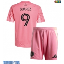 Echipament fotbal Inter Miami Luis Suarez #9 Tricou Acasa 2025-26 pentru copii maneca scurta (+ Pantaloni scurti)