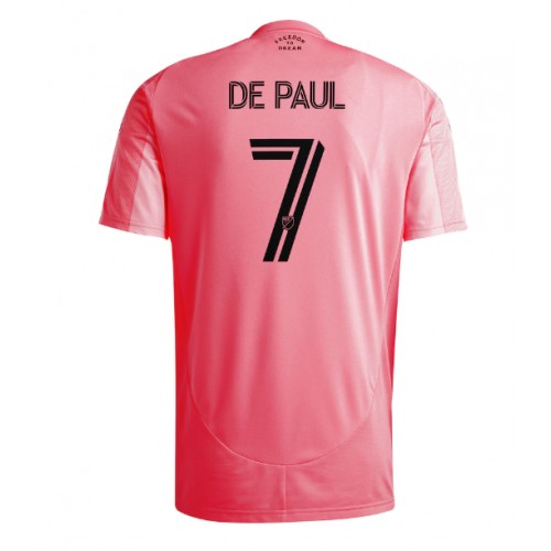 Echipament fotbal Inter Miami Rodrigo De Paul #7 Tricou Acasa 2025-26 maneca scurta Echipament fotbal Inter Miami Rodrigo De Paul #7 Tricou Acasa 2025-26 maneca scurta