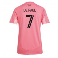 Echipament fotbal Inter Miami Rodrigo De Paul #7 Tricou Acasa 2025-26 pentru femei maneca scurta