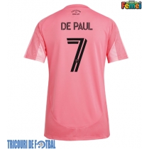 Echipament fotbal Inter Miami Rodrigo De Paul #7 Tricou Acasa 2025-26 pentru femei maneca scurta